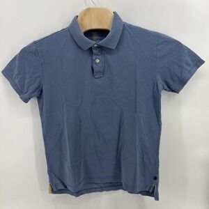 Gap Shirt Mens Size Medium Blue Short Sleeve Polo 100%Cotton